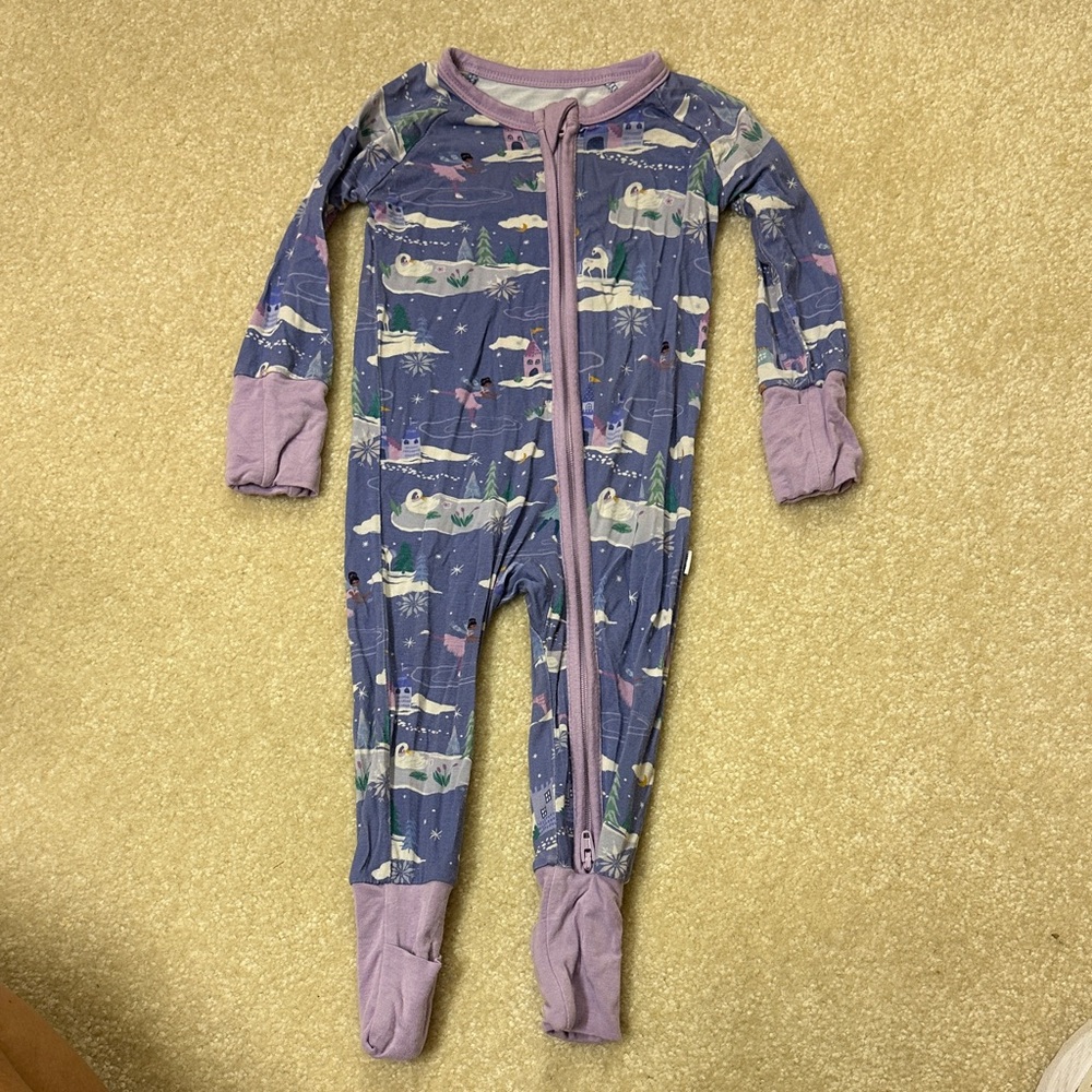 Little Sleepies 0-3 Swan Lake Pajamas